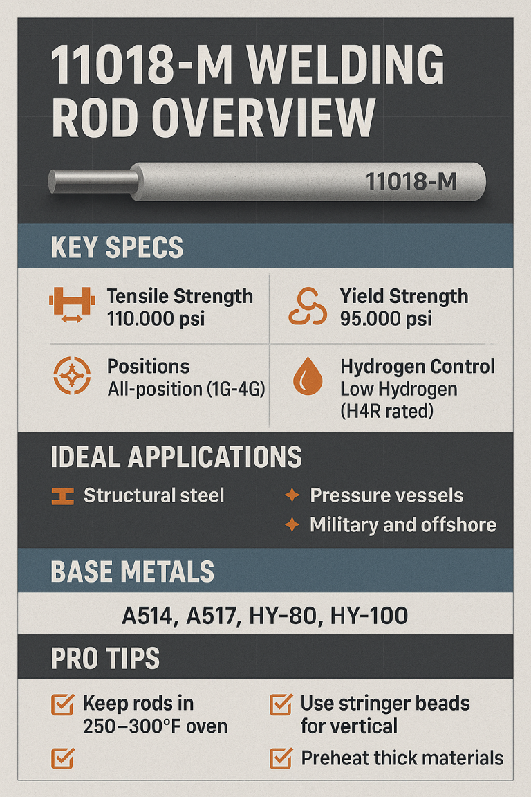 Title: Understanding the 11018-M Stick Welding Rod – Properties, Uses ...