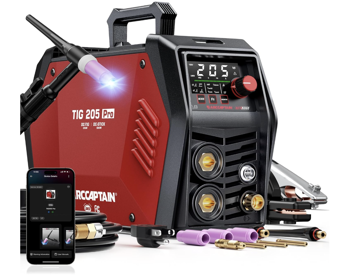 ARCCAPTAIN iControl TIG 205 Pro Review (2025): Compact 5-in-1 Powerhouse for TIG and Stick
