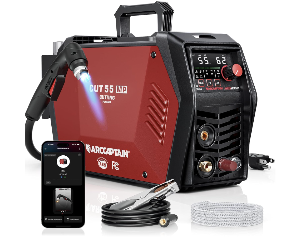 ARCCAPTAIN iControl Cut 55 Pro Review (2025): Smart Plasma Cutting with APP Control