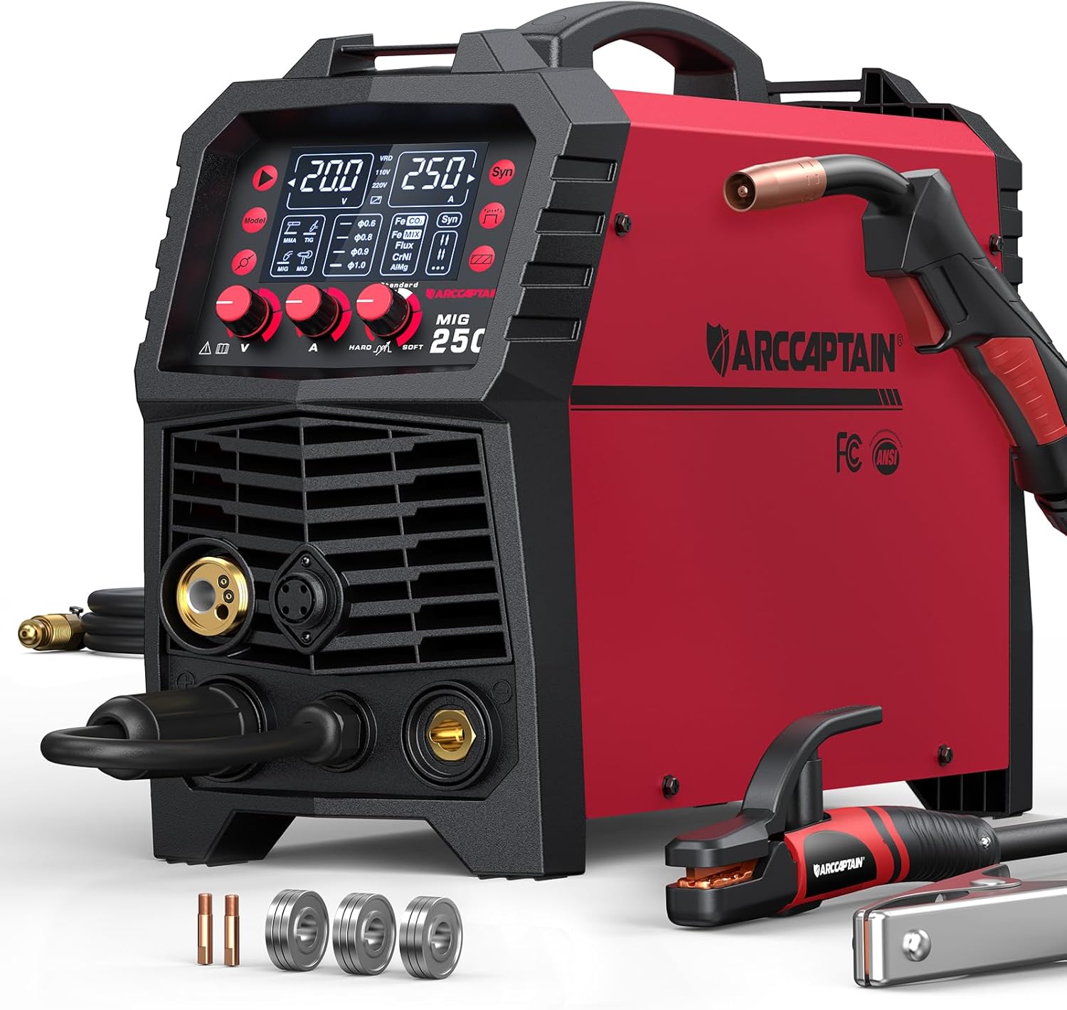 ARCCAPTAIN 250A MIG Welder Review (2025): 6-in-1 Powerhouse for MIG, TIG, and Stick