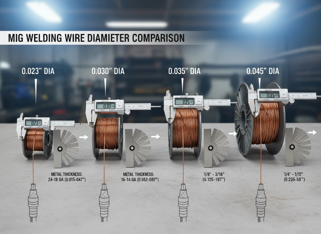 MIG Welding Wire Selection Guide 2025 | ER70S-6 vs ER70S-3 Specs