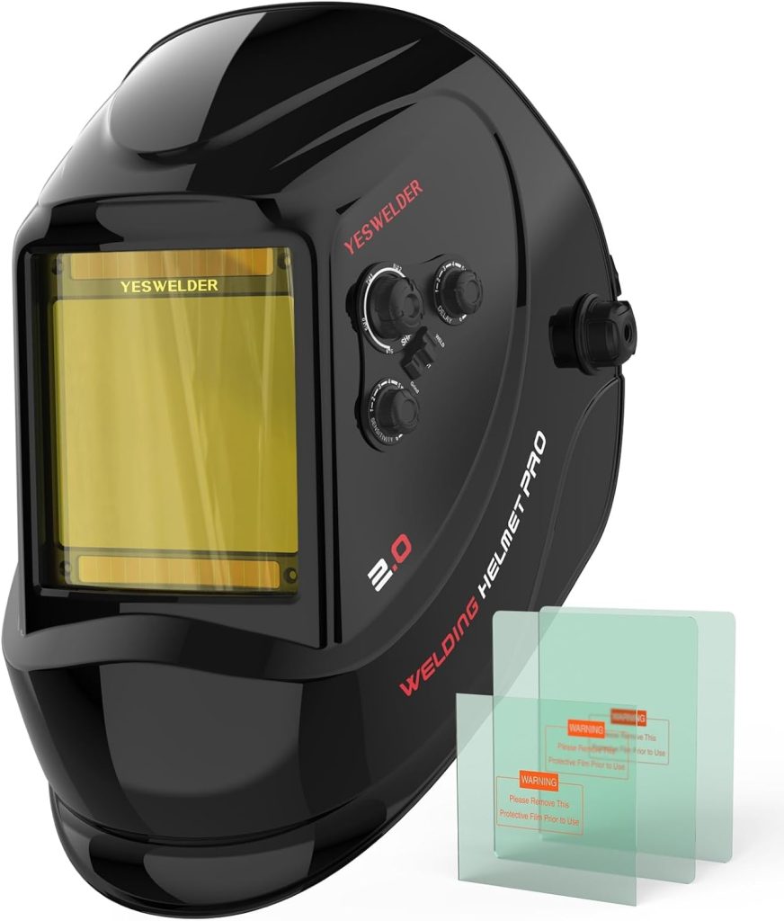 Auto-Darkening Welding Helmet (True Color, Large View) – Specs & Safety Guide