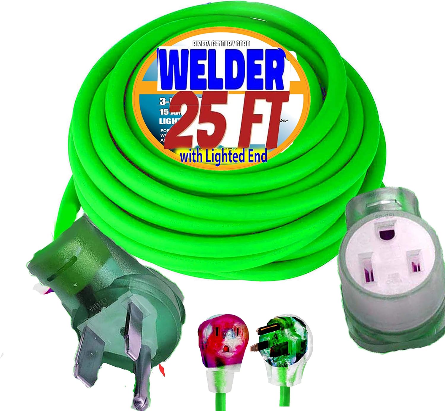 Welding Cable & Connector Kits (25–50ft Heavy-Duty)