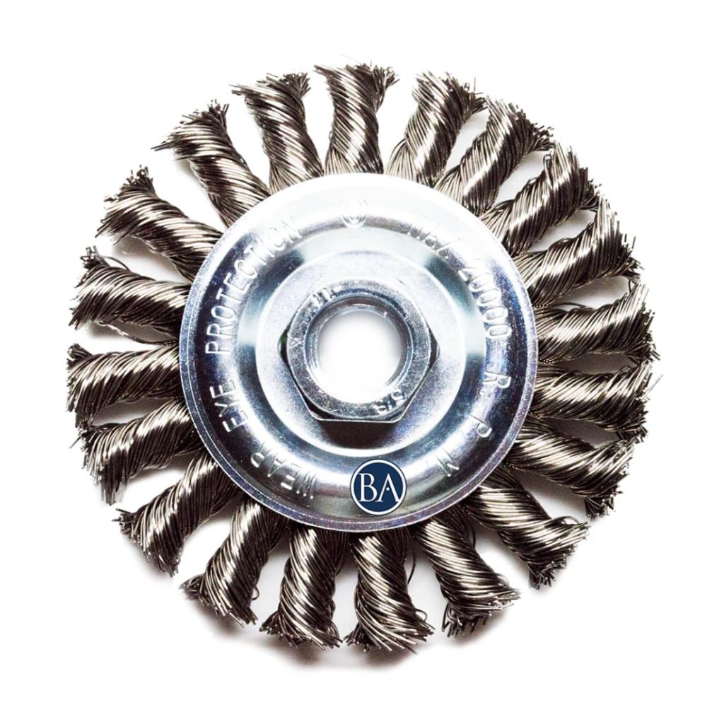 Rocaris 6 Pack Wire Wheel & Pen Brush Set: Carbon Steel for Weld Cleaning & Surface Prep