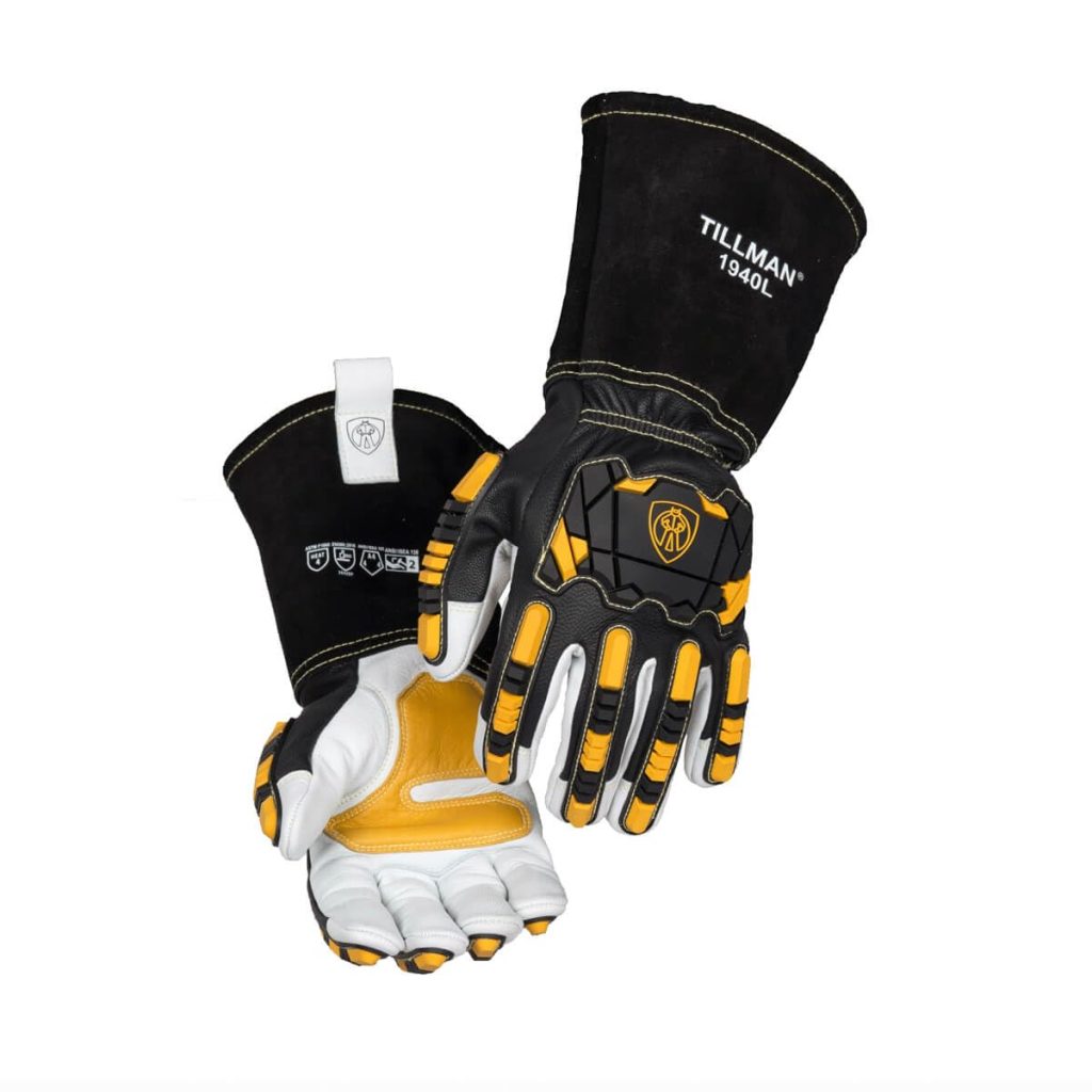 Tillman 1940 Impact Welding & Metalworking Glove Goatskin, Large: Product Breakdown