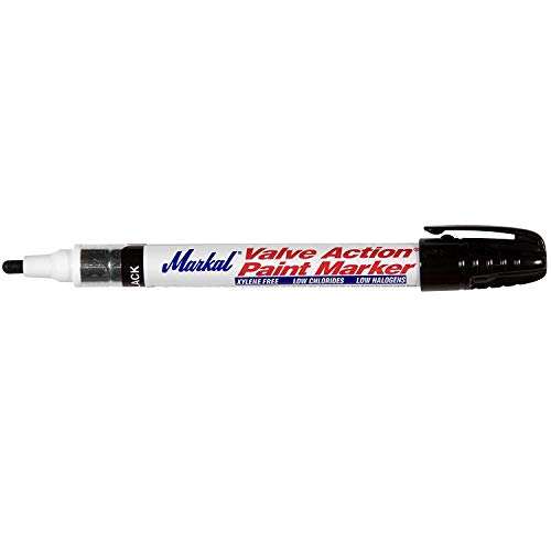 Markal 96823, Valve Action Black Paint Marker, Pack of (1): Product Breakdown