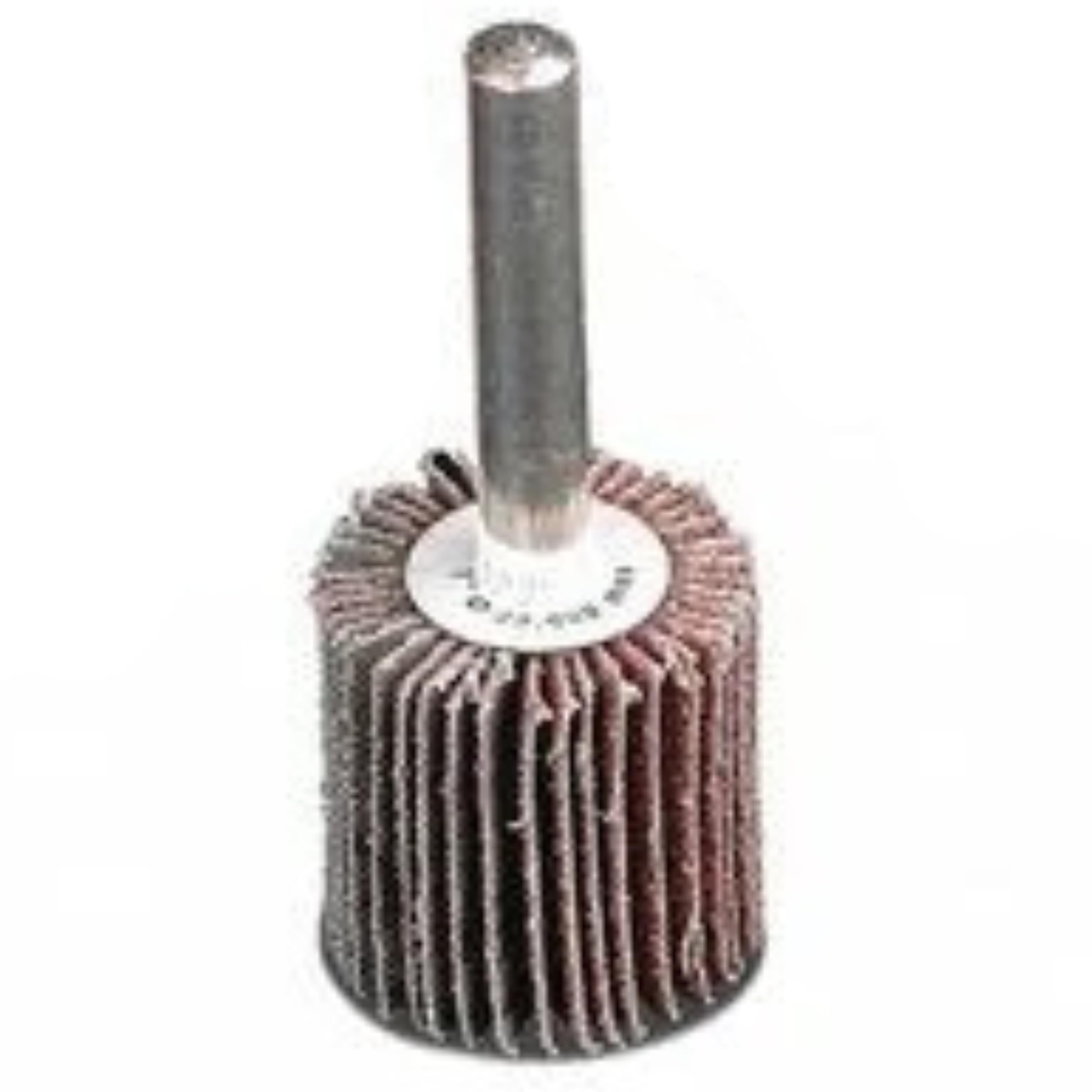 CGW 39908, 60 Grit Aluminum Oxide Flap Wheels, 1" x 1" x 1/4" Arbor, Pack of (10)