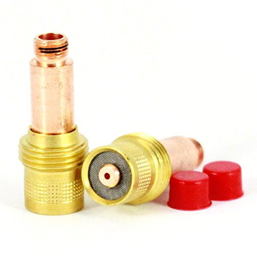 TIG Gas Lens Collet Body #17, 18, 26 Torch 2PK (45V27-1/8")