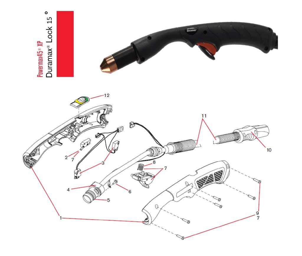 Hypertherm Duramax Lock 15 Degree Hand Torch Parts Breakdown: Replacement Decision Guide