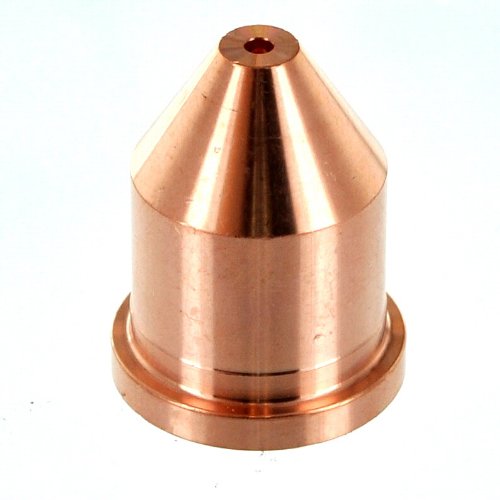 One representative copper-colored Miller 249929 XT60 plasma torch tip on a white background. Arc Weld listing sells three tips per package.