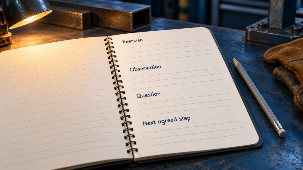 Bring the question, not just the coupon: a short welding practice note